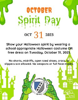 october spirit day english